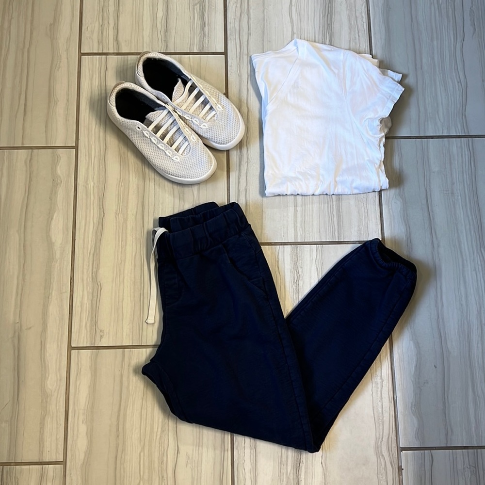Figs French Terry Tracksuit Navy Jogger Pant S